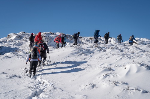 climbing Kilimanjaro in February 